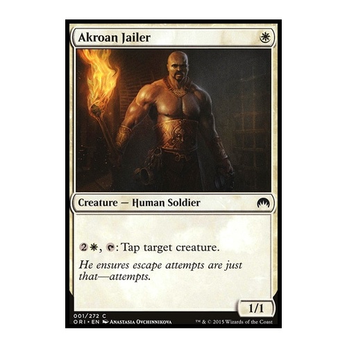 Akroan Jailer FOIL - ORI