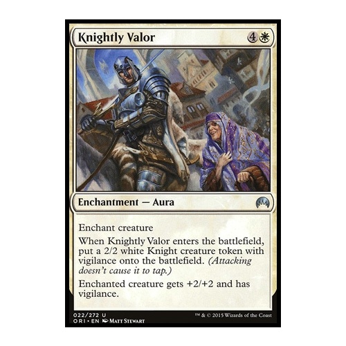 Knightly Valor FOIL - ORI