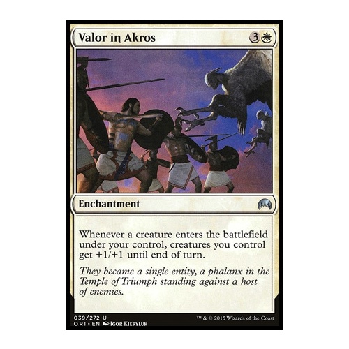 Valor in Akros FOIL - ORI