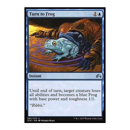 Turn to Frog FOIL - ORI
