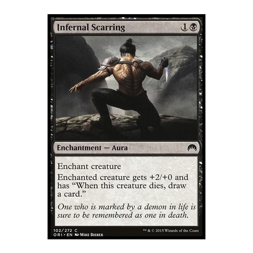 Infernal Scarring FOIL - ORI