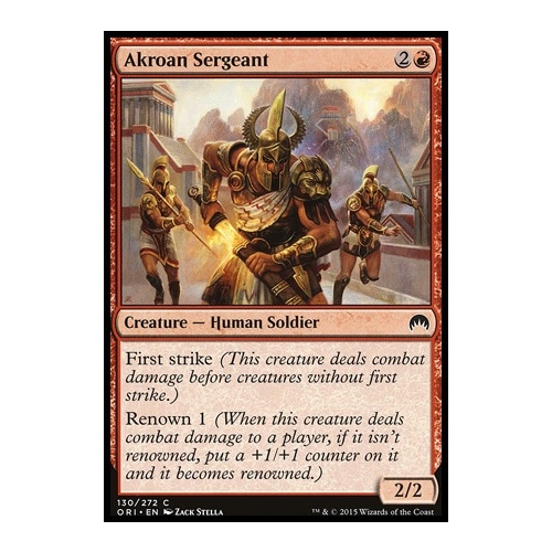 Akroan Sergeant FOIL - ORI