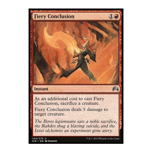 Fiery Conclusion FOIL - ORI