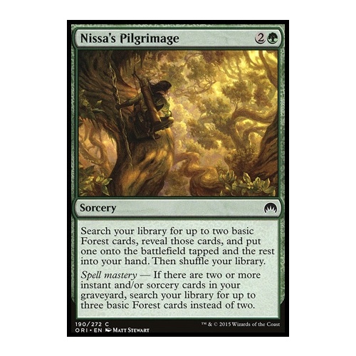 Nissa's Pilgrimage FOIL - ORI