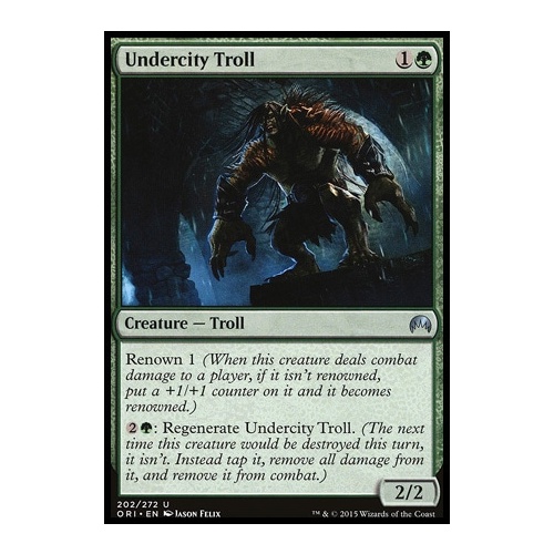 Undercity Troll FOIL - ORI