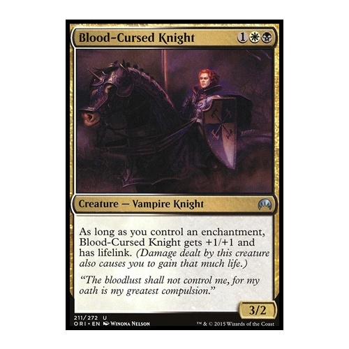 Blood-Cursed Knight FOIL - ORI
