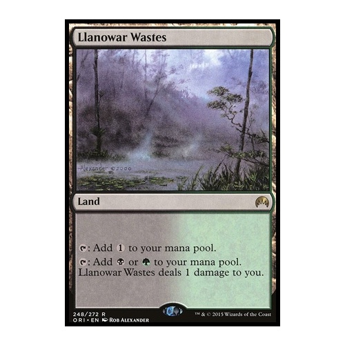 Llanowar Wastes FOIL - ORI