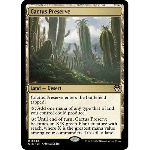 Cactus Preserve - OTC