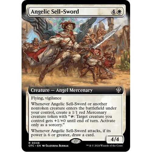 Angelic Sell-Sword (Extended Art) - OTC