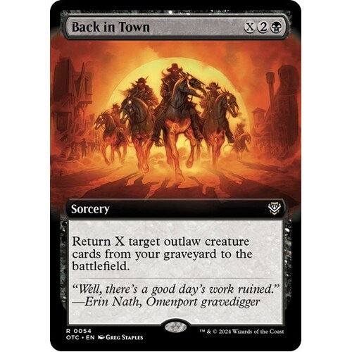 Back in Town (Extended Art) - OTC