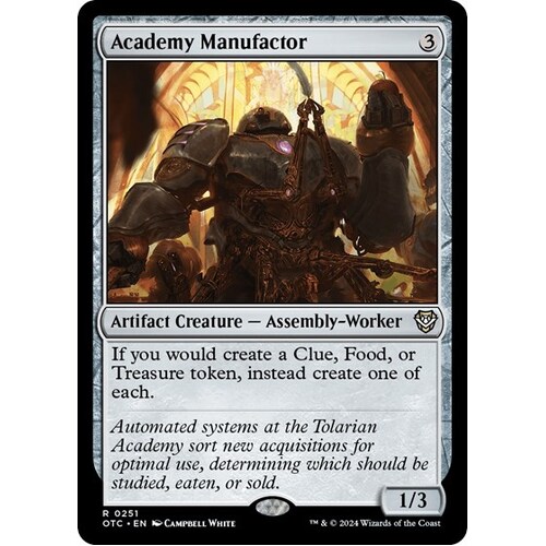 Academy Manufactor - OTC