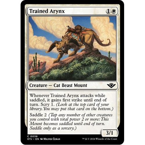 Trained Arynx - OTJ