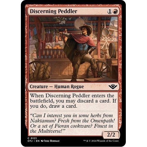 Discerning Peddler - OTJ