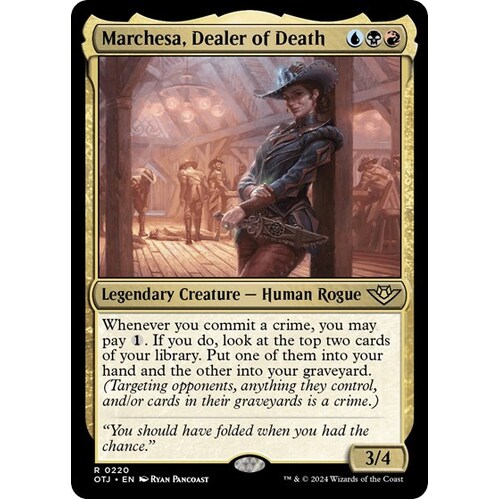 Marchesa, Dealer of Death - OTJ