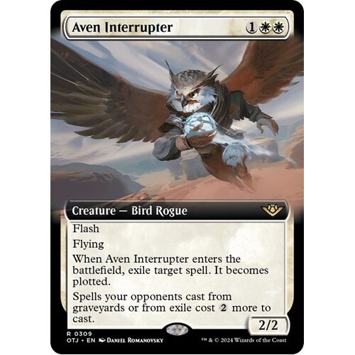 Aven Interrupter (Extended Art) FOIL - OTJ