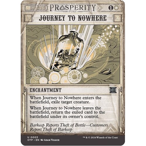 Journey to Nowhere FOIL - OTP