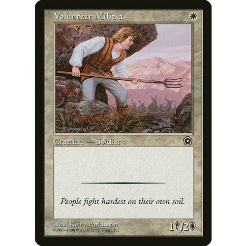 Volunteer Militia - P02