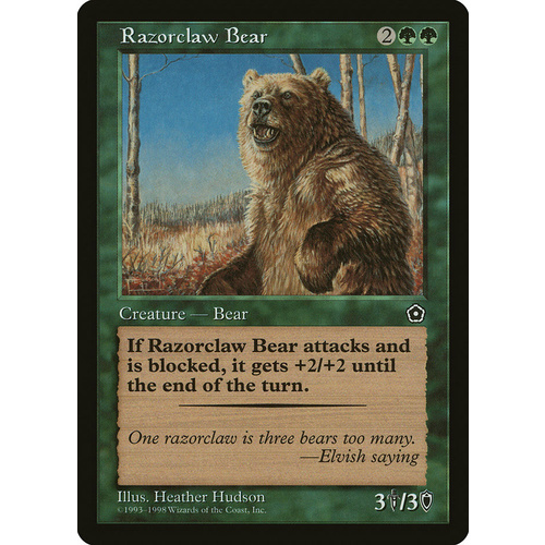 Razorclaw Bear - P02