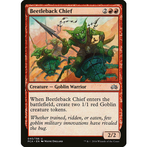 Beetleback Chief - PCA