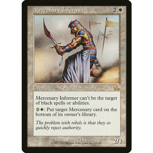 Mercenary Informer FOIL - PCY