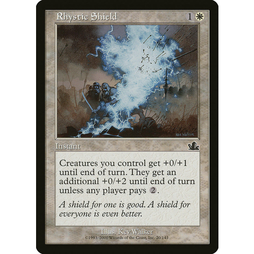 Rhystic Shield FOIL - PCY