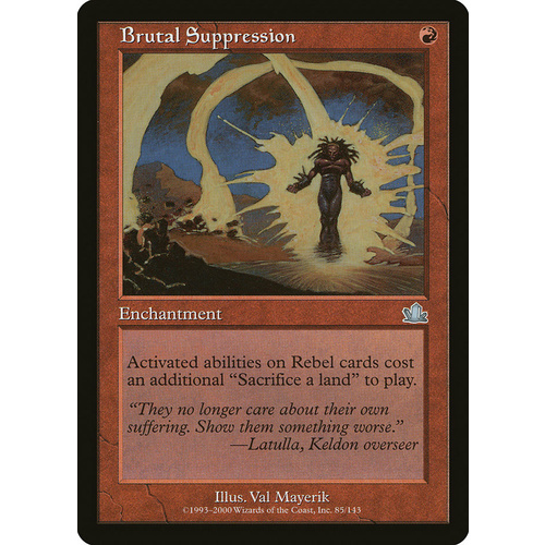 Brutal Suppression FOIL - PCY