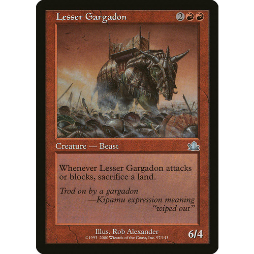 Lesser Gargadon FOIL - PCY