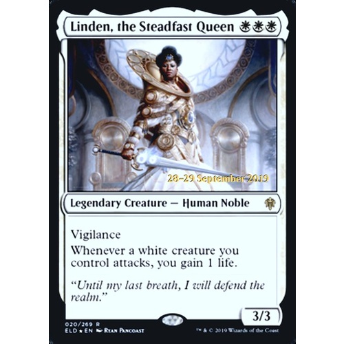 Linden, the Steadfast Queen (Prerelease) FOIL - ELD