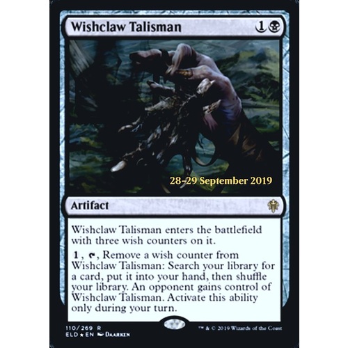 Wishclaw Talisman (Prerelease) FOIL - ELD