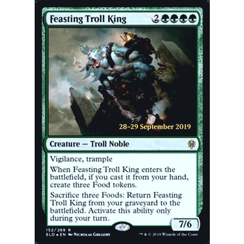 Feasting Troll King (Prerelease) FOIL - ELD