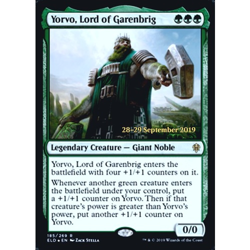 Yorvo, Lord of Garenbrig (Prerelease) FOIL - ELD