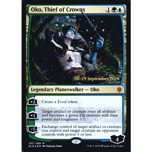 Oko, Thief of Crowns (Prerelease) FOIL - ELD