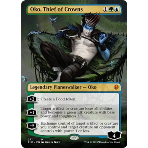 Oko, Thief of Crowns (Borderless) FOIL - ELD