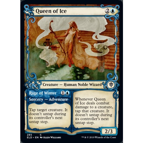 Queen of Ice // Rage of Winter (Showcase) FOIL - ELD
