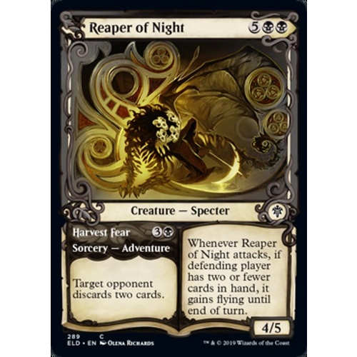 Reaper of Night // Harvest Fear (Showcase) FOIL - ELD