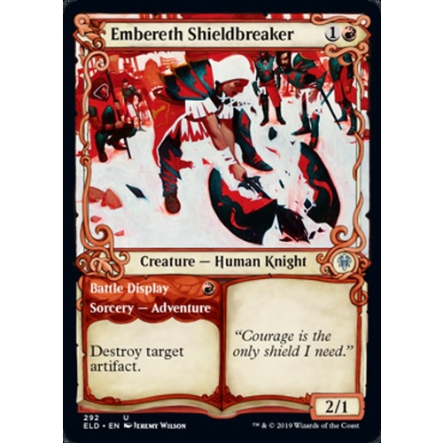 Embereth Shieldbreaker // Battle Display (Showcase) FOIL - ELD