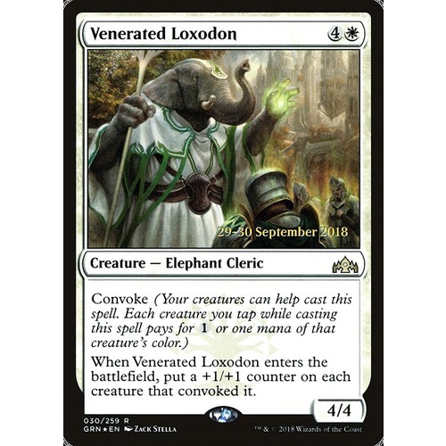 Venerated Loxodon Pre-Release FOIL - GRN