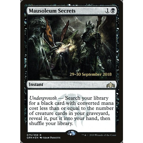 Mausoleum Secrets Pre-Release FOIL - GRN
