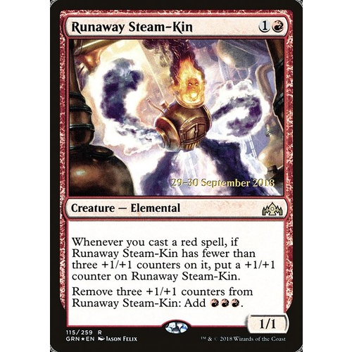 Runaway Steam-Kin Pre-Release FOIL - GRN