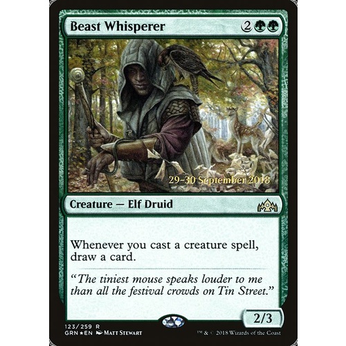 Beast Whisperer Pre-Release FOIL - GRN