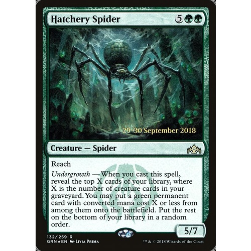 Hatchery Spider Pre-Release FOIL - GRN