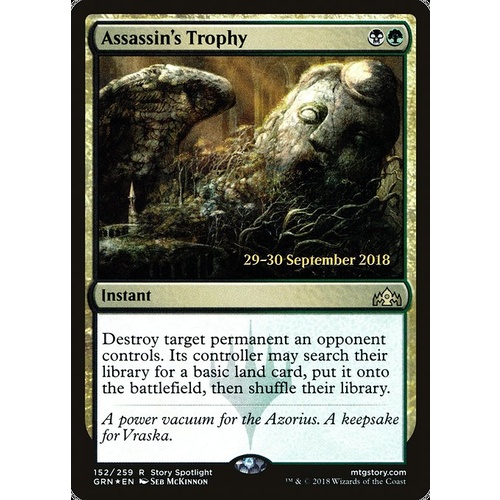 Assassin's Trophy Pre-Release FOIL - GRN