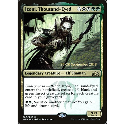 Izoni, Thousand-Eyed Pre-Release FOIL - GRN