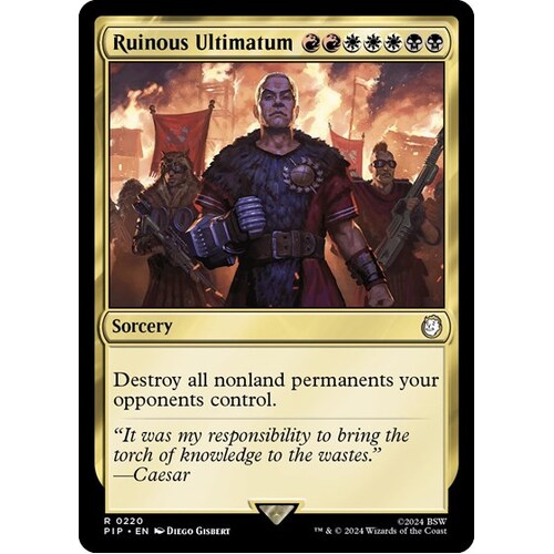 Ruinous Ultimatum - PIP
