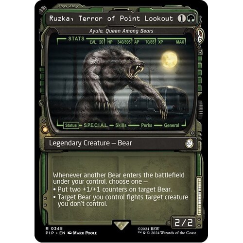 Ruzka, Terror of Point Lookout - Ayula, Queen Among Bears (Showcase) - PIP
