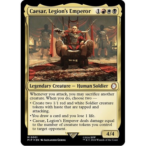 Caesar, Legion's Emperor FOIL - PIP