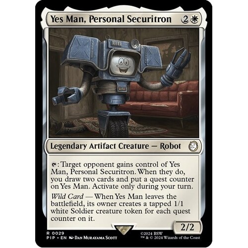 Yes Man, Personal Securitron FOIL - PIP