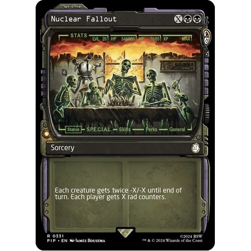 Nuclear Fallout (Showcase) FOIL - PIP