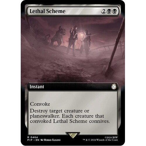 Lethal Scheme (Extended Art) FOIL - PIP