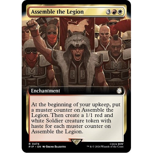 Assemble the Legion (Extended Art) FOIL - PIP